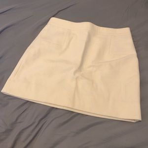 Beautiful J. Crew white wool miniskirt NWT